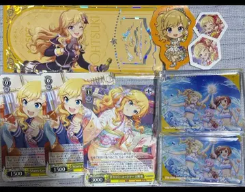 신데렐라 걸스 애니메이트 카페 오츠키 유이 카드 스티커 씰