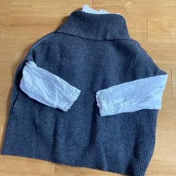 택 포함 새상품 터틀넥 니트 베스트