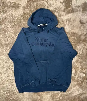 XLARGE 네이비 후드 부착 후드티 XL