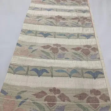 츠무기 후쿠로 오비 순수 실크