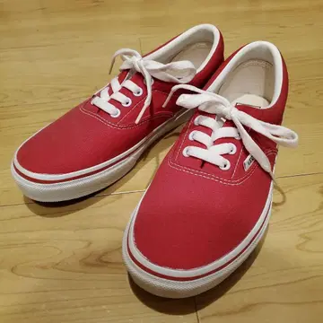 [ 미사용 새상품 ] VANS ERA 레드 빨간색 스니커즈