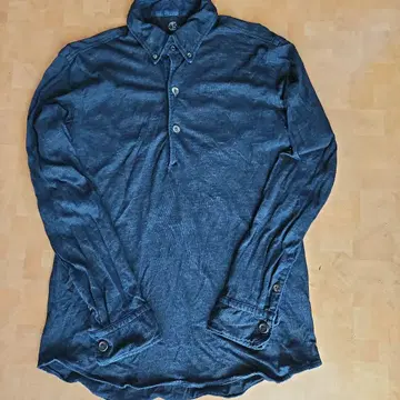 45rpm 인디고 피케 셔츠