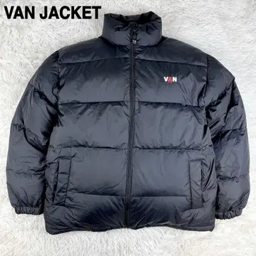[ 레어 ] VAN 밴자켓 다운 자켓 자수 로고 눕시 육중 블랙