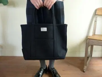 ORCIVAL 네이비 토트백