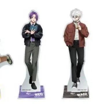 블루 록 카페 아크릴 스탠드 나기 세이시로 미카게 레오