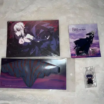 극장판 Fate/SN Heaven's Feel 세이버 알타 굿즈 세트
