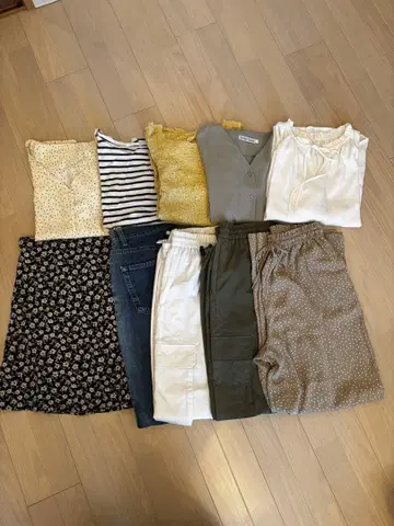 여성 의류 묶음 판매 10점 M~L 사이즈