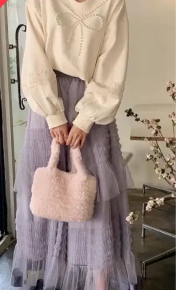 펄 리본 맨투맨