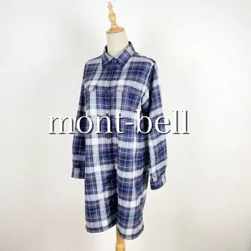 몽벨 체크 원피스 몽벨 루즈핏 XL