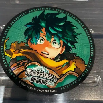 나의 히어로 아카데미아 미도리야 이즈쿠 원화전 카페 코스터