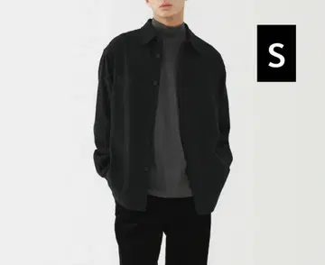 무인양품 블랙 셔츠 자켓 S 새상품
