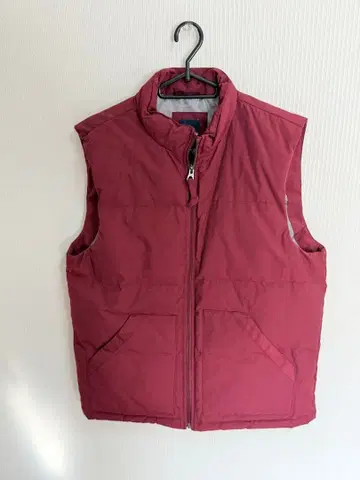 Gap 버건디 다운 베스트 US M