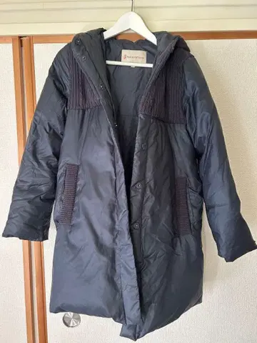 Paul & JOE Sister 인디고 후드 부착 다운 자켓