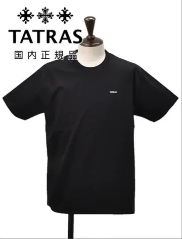 TATRAS 블랙 반팔 T셔츠