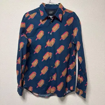 Paul Smith 아이스크림 바 패턴 긴팔 셔츠 L