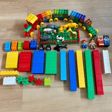 듀플로 즐거운 동물원 수놀이 기차 LEGO 블록 세트