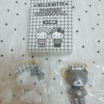 흑백 걸리시 시크릿 마스코트 참  타이니 참