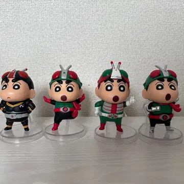 짱구는 못말려(크레용 신짱) 가면라이더 가챠 컴플리트 세트