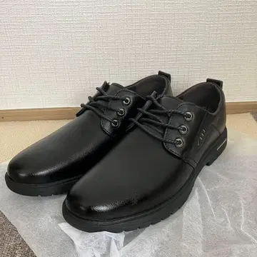 블랙 남성용 캐주얼 슈즈 레이스업 가죽 신발