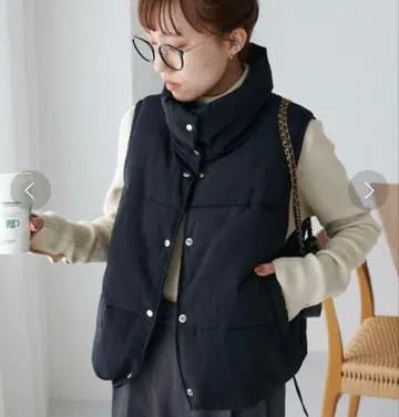 디스코트 충전솜 다운 베스트