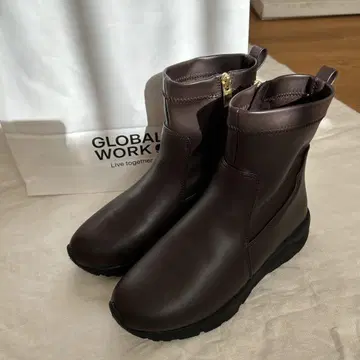글로벌 워크 부츠 에어컬 발수 스니커즈 부츠 브라운 L 사이즈