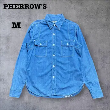 페로우즈 스트라이프 빈티지 샴브레이 셔츠 M