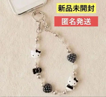 [ 새상품 ] 로리즈팜 헬로키티 퀼팅 모바일 스트랩