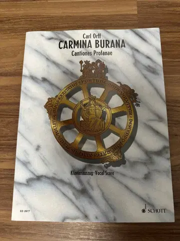 Carl Orff CARMINA BURANA 피아노 반주 성악 스코어