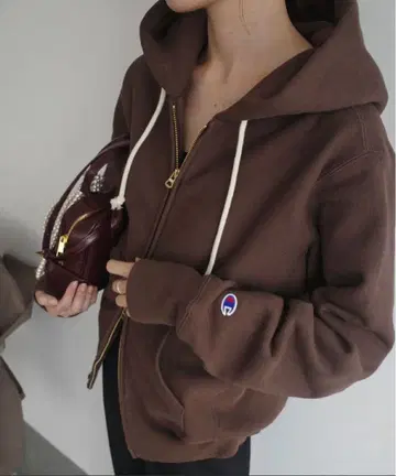 챔피온 SLOBE 별주 더블 지퍼 후드티