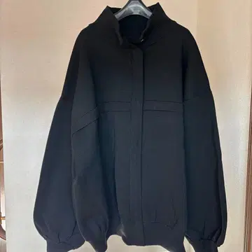 블랙 M 사이즈 볼륨 슬리브 자켓