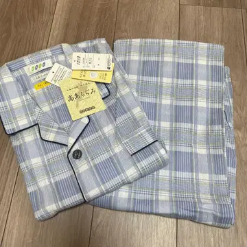 타카시마 치지미 남성용 파자마 택 포함 새상품 일본제 L 사이즈 긴팔