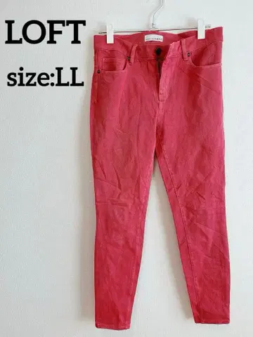 LOFT 핑크 [ LL ] 스키니 팬츠