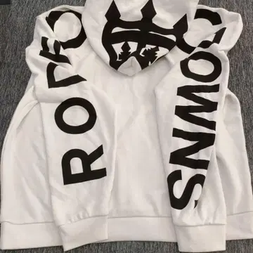 RODEO CROWNS 로고 후드티 화이트