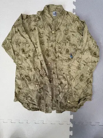 go slow caravan 프린트 패턴 셔츠 사이즈 5