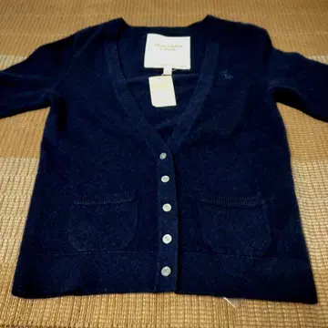 아바크롬비&피치 캐시미어 100% 가디건 네이비 S 사이즈