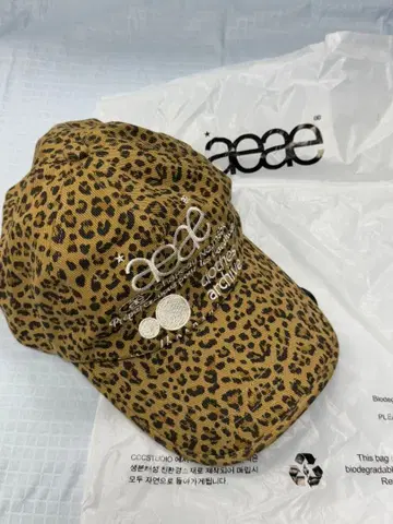 aeae 레오파드 무늬 야구 모자 프리 사이즈