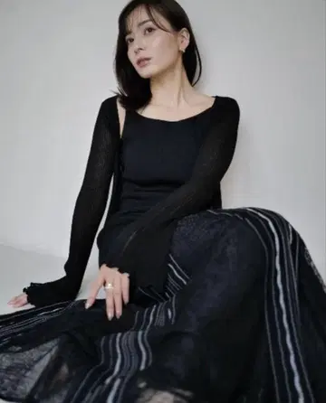 anuans 레이스 도킹 앙상블 원피스