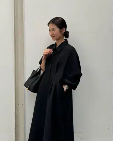 [ CLANE ] 폼 슬리브 원피스