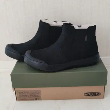 KEEN 엘레나 첼시 워터프루프 트리플 블랙