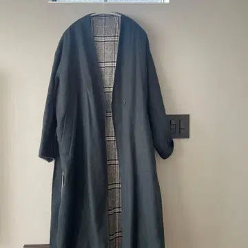 미사용 새상품 JOURNAL STANDARD 울 리버 체크 코트