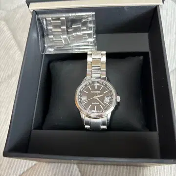 CITIZEN 손목시계 실버 전파 솔라