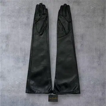 제니퍼 이탈리아 이탈리아 가죽 롱 그로브 블랙