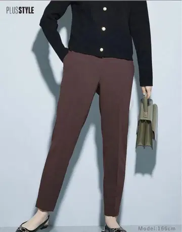 미사용 PLST 2024년 모델 스틱 팬츠 웜 리저브 XS 브라운