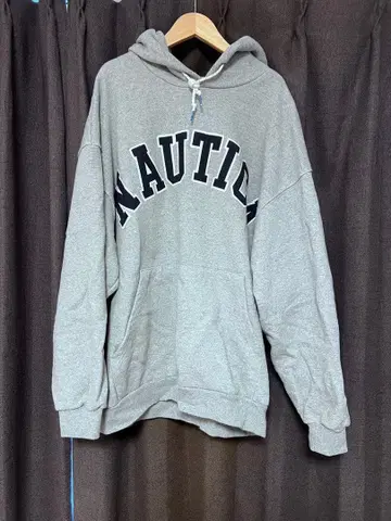 NAUTICA 아치 로고 후드티 L 사이즈