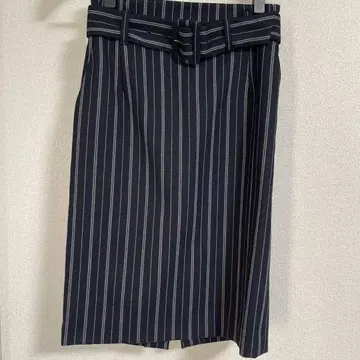 PINKY 스트라이프 패턴 타이트 스커트 36