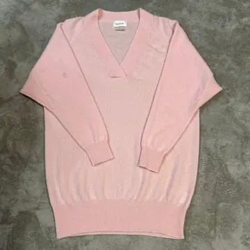 FRAY I.D 100% 캐시미어 핑크 스웨터 니트 프리 사이즈