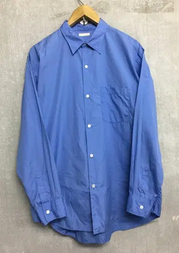 알테리아 레귤러 카라 오버 사이즈 셔츠 SAX 사이즈 5