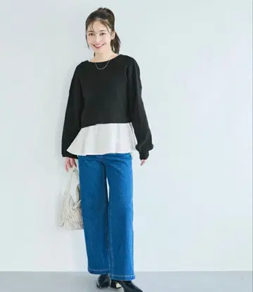 coca 2way 니트 세트 블라우스