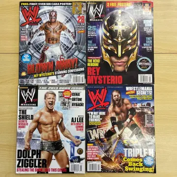 WWE 매거진 28호 - 레이 미스테리오 특집 등 4권