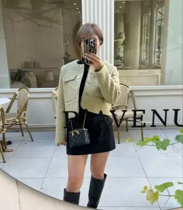 노카라 자켓 플리스풍